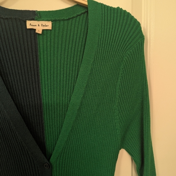 Pinkblush Colorblock Ribbed Button Down Dress - Picture 4 of 8